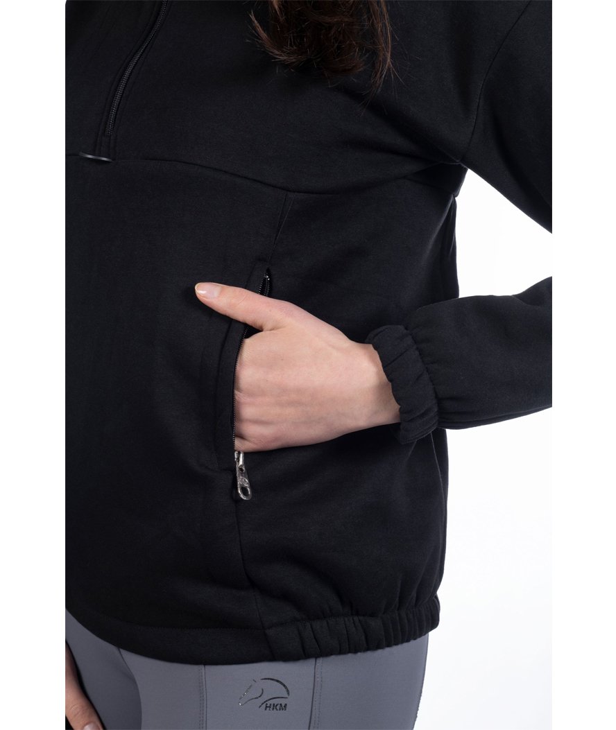 Pullover da donna modello Rosewood con due tasche chiusura zip e bordi elasticizzati - foto 5