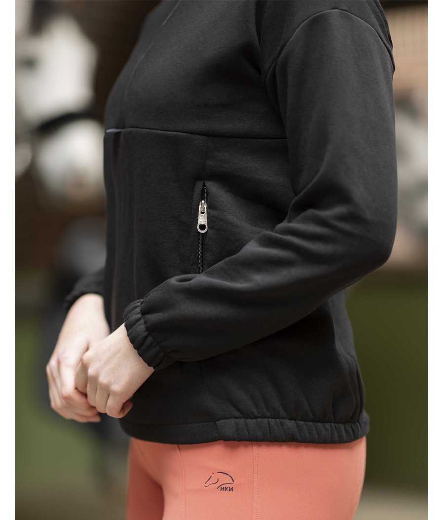 Pullover da donna modello Rosewood con due tasche chiusura zip e bordi elasticizzati - foto 7