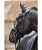 Briglia per cavalli in cuoio con pietre colorate e paranuca largo modello Port Royal completa di redini - foto 1