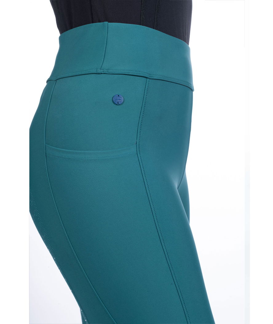 Leggings equitazione modello Port Royal con silicone totale e tasche laterali - foto 5