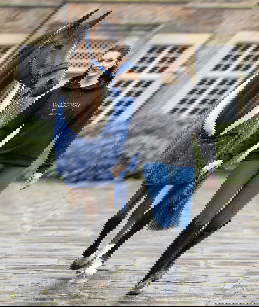 Felpa equitazione donna modello Port Royal con interno in morbido pile e stampa 3D - foto 7
