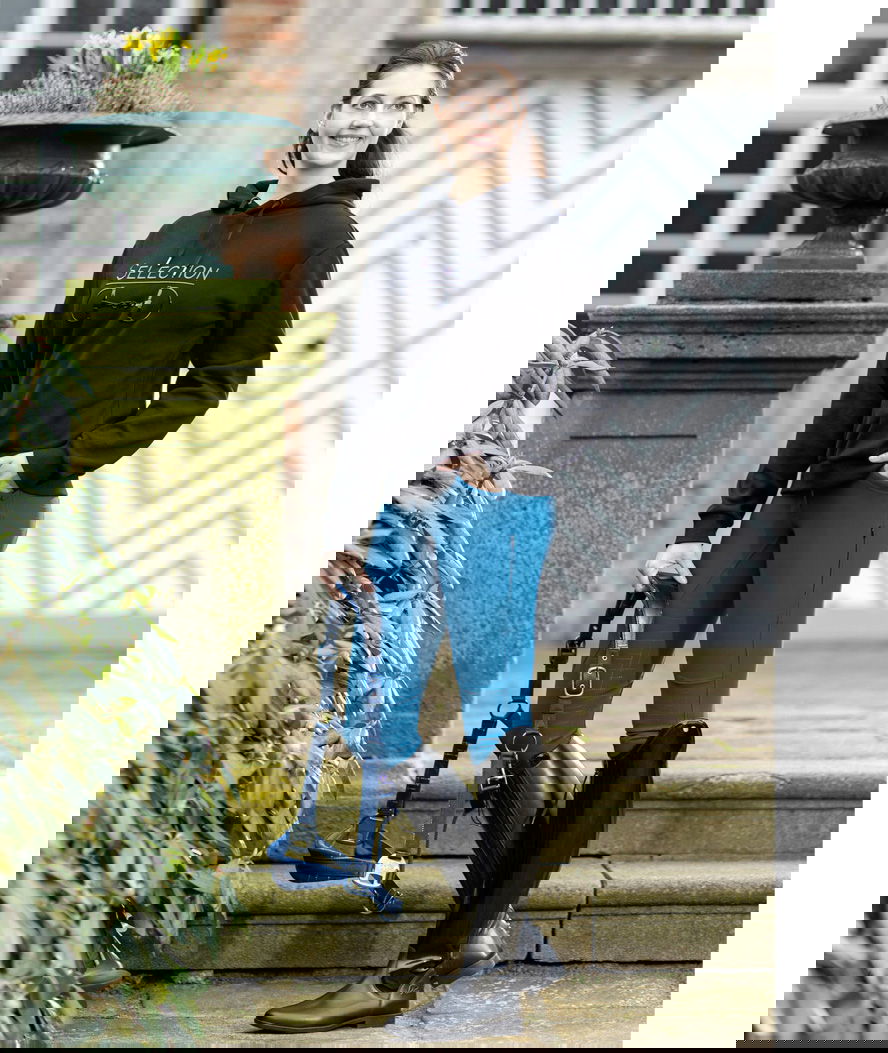 Felpa equitazione donna modello Port Royal con interno in morbido pile e stampa 3D - foto 8