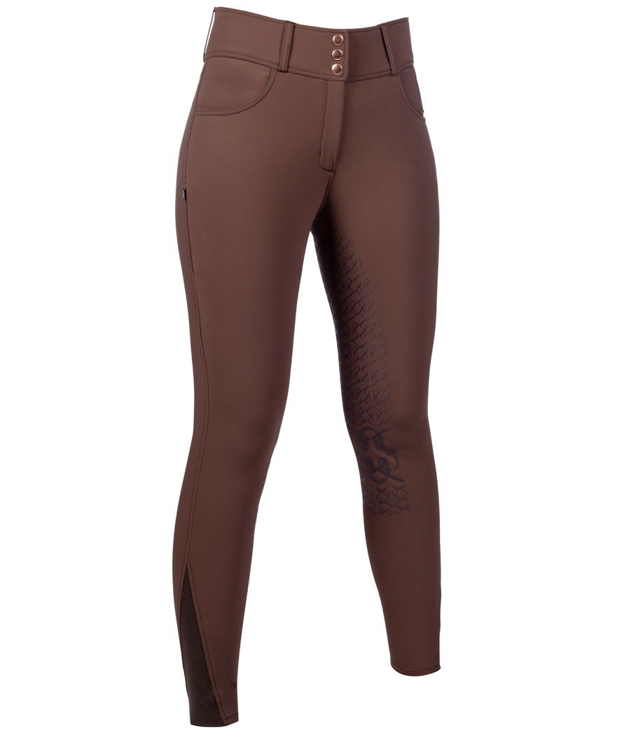 Pantaloni da donna a vita alta per equitazione modello Artic Bay con silicone totale
