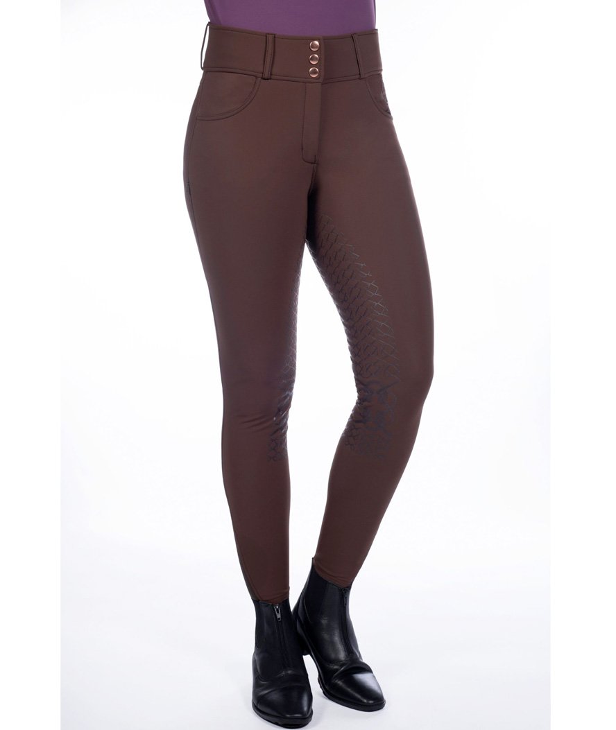 Pantaloni da donna a vita alta per equitazione modello Artic Bay con silicone totale
 - foto 5