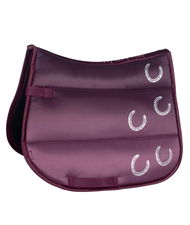 Sottosella inglese da dressage o salto modello Alva con interno in materiale tecnico traspirante