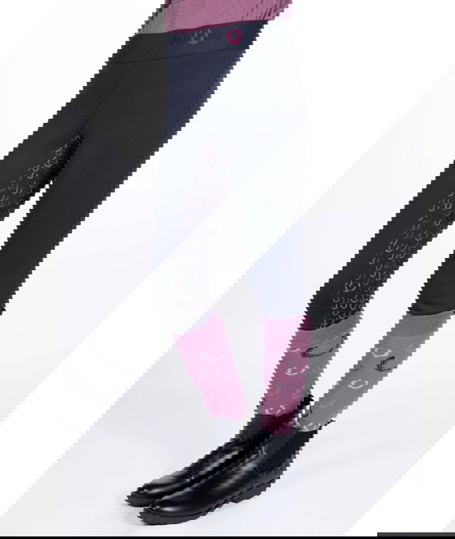 Leggings da bambina per equitazione modello Alva con silicone totale
 - foto 3