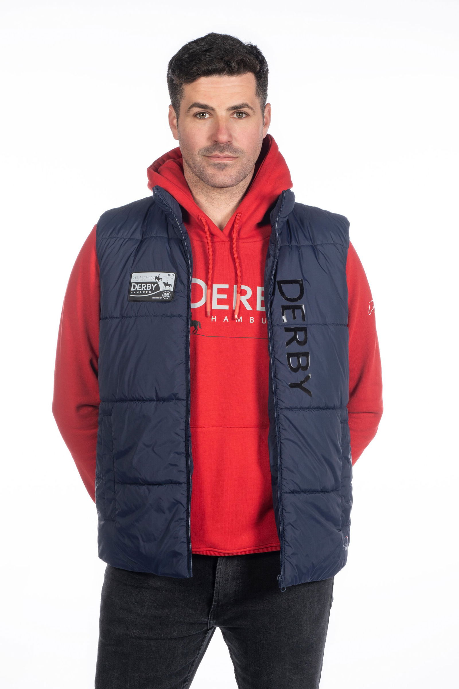 Gilet equitazione unisex smanicato imbottito modello Derby - foto 1