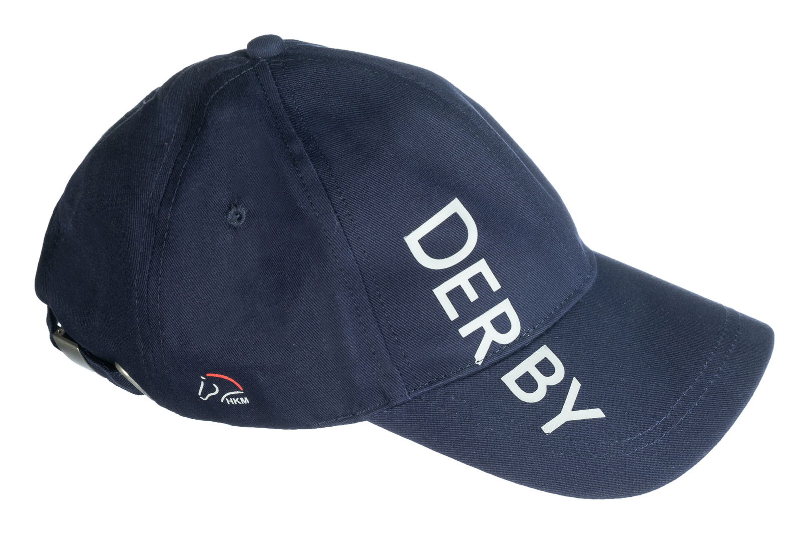 Cappello rigido regolabile con visiera curva modello Derby con stampa - foto 1