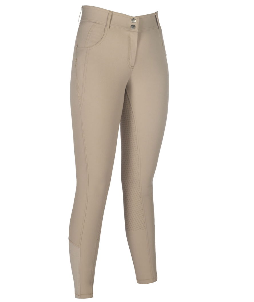 Pantaloni bambina per equitazione modello Ari Mid Rise full grip