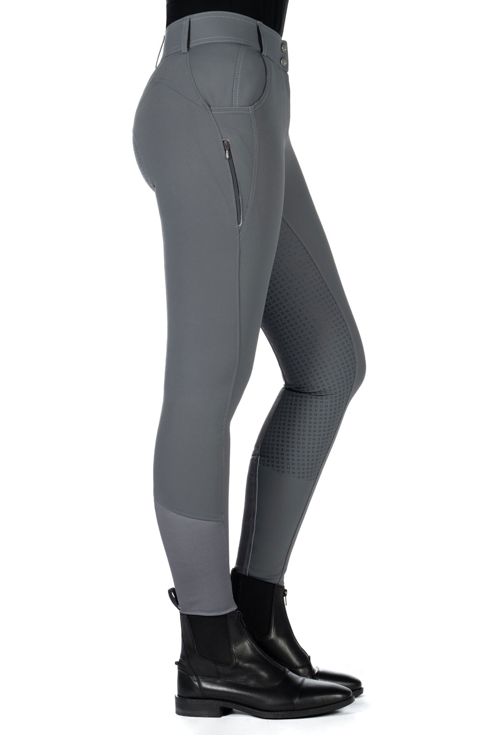 Pantaloni bambina per equitazione modello Ari Mid Rise full grip - foto 23