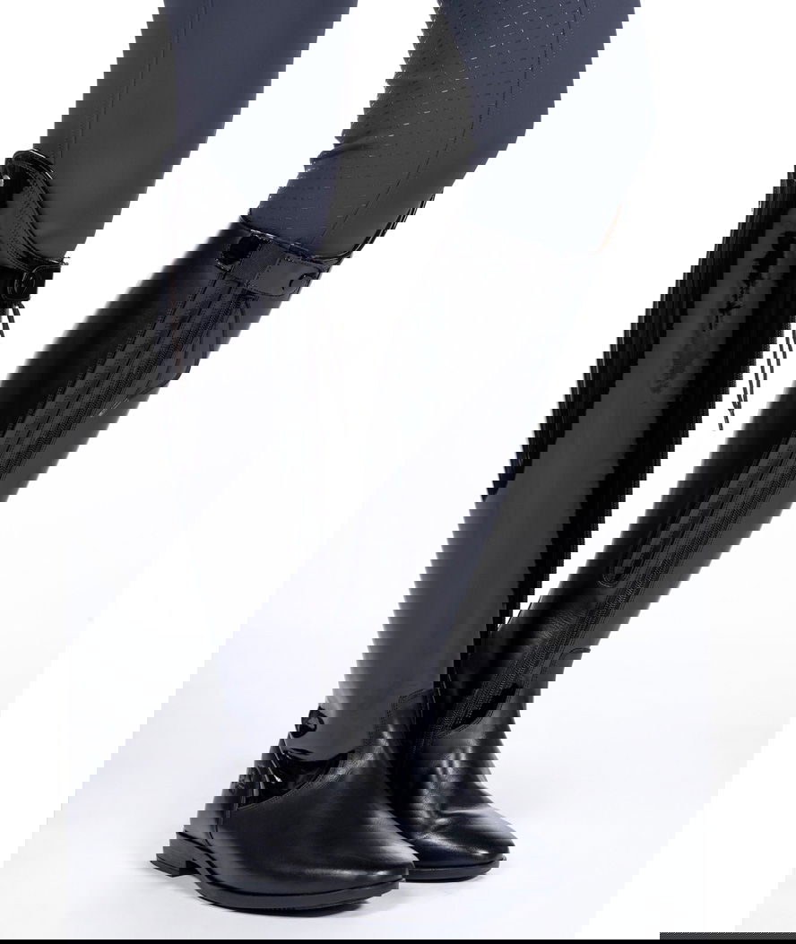 Stivali in cuoio laccato per equitazione modello Lynette altezza lunga polpaccio standard - foto 1