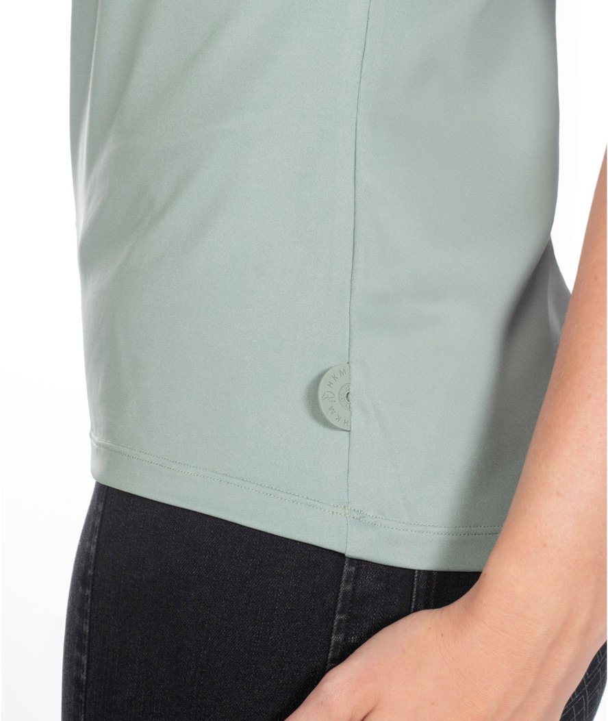 T-Shirt manica corta da donna tessuto tecnico e stampa olografica modello Harbour Island - foto 6