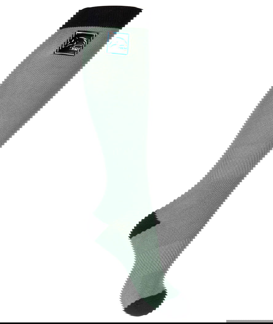 Calzini estivi per equitazione da donna caviglia e punta imbottita con logo olografico modello Harbour Island - foto 1