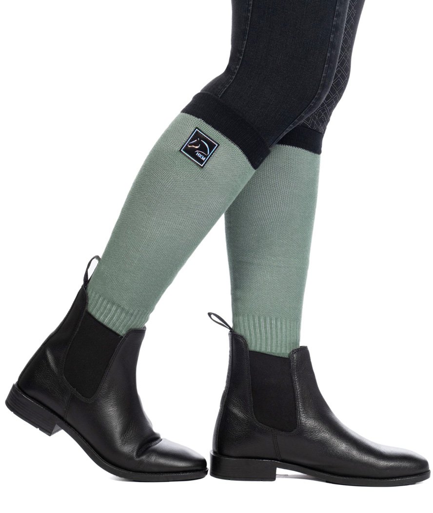 Calzini estivi per equitazione da donna caviglia e punta imbottita con logo olografico modello Harbour Island - foto 3