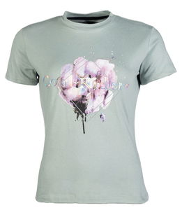 T-shirt a manica corta da bambina con stampa olografica modello Hailey