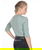 Maglia cropped manica lunga da bambina con inserto in rete e fascia elastica in vita modello Hailey - foto 2