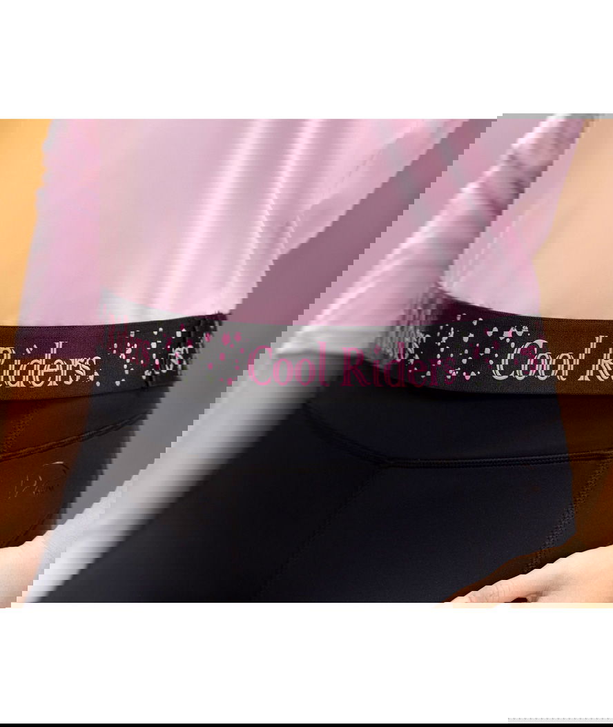 Maglia cropped manica lunga da bambina con inserto in rete e fascia elastica in vita modello Hailey - foto 5
