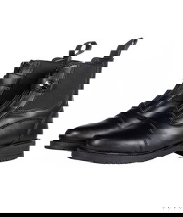 Stivaletti in similpelle con doppi inserti elastici per bambini modello Sina Kids