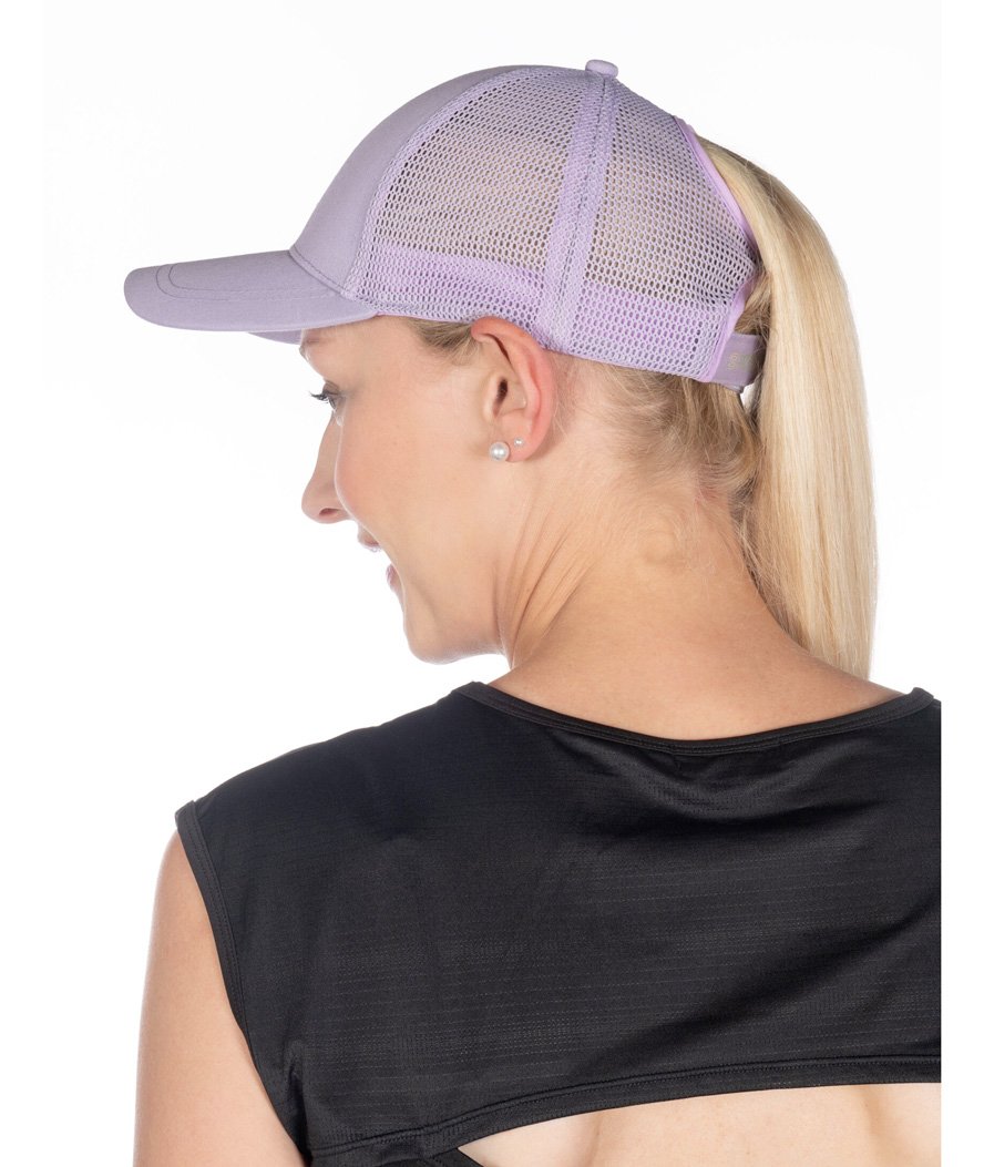 Cappellino donna con inserti in rete e logo olografico modello Harbour Island - foto 5