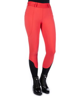 Pantaloni leggins da equitazione donna con grip totale modello Hunter