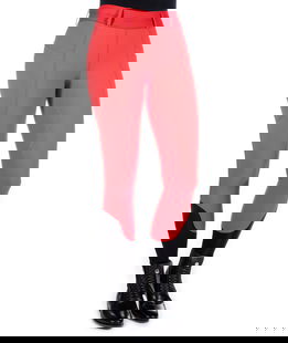 Pantaloni leggins da equitazione donna con grip totale modello Hunter
