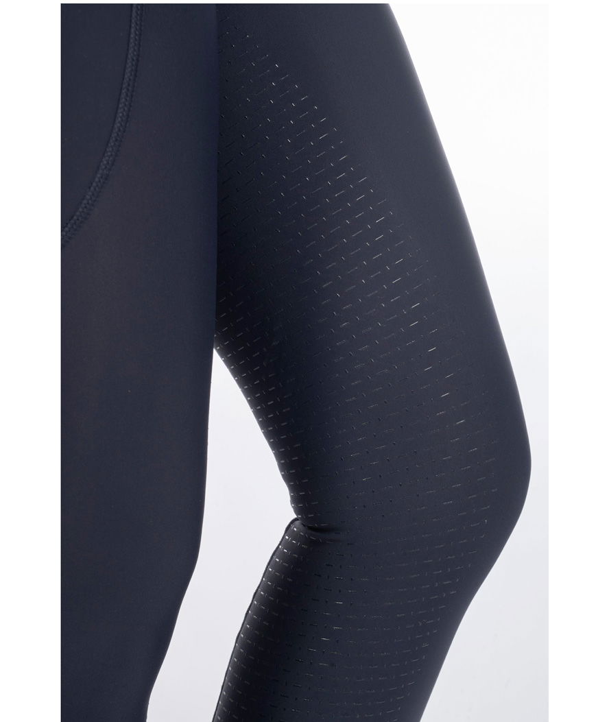 Leggings equitazione donna con grip totale e tasche laterali con passanti per cintura modello Aruba - foto 8