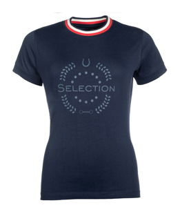 T-Shirt a manica corta da donna in cotone con stampa decorativa modello Aruba