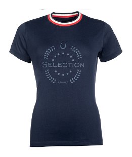 T-Shirt a manica corta da donna in cotone con stampa decorativa modello Aruba