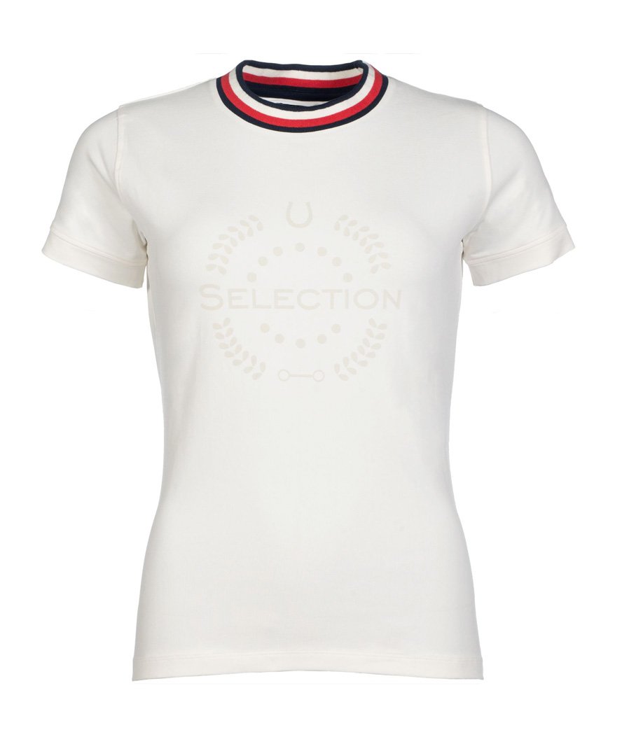 T-Shirt manica corta da donna in cotone fibra naturale e stampa decorativa modello Aruba - foto 1