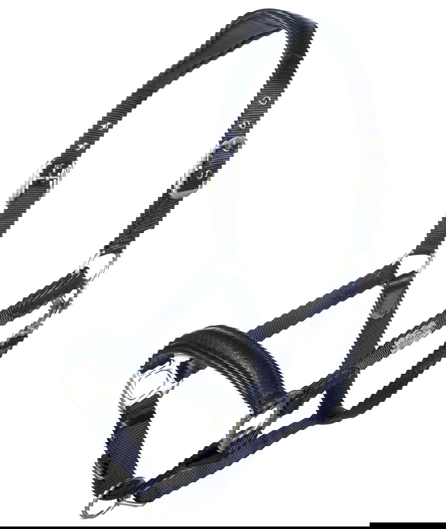 Capezza regolabile in nylon con rinforzi in pelle e raccordi argento opaco modello Aruba - foto 1