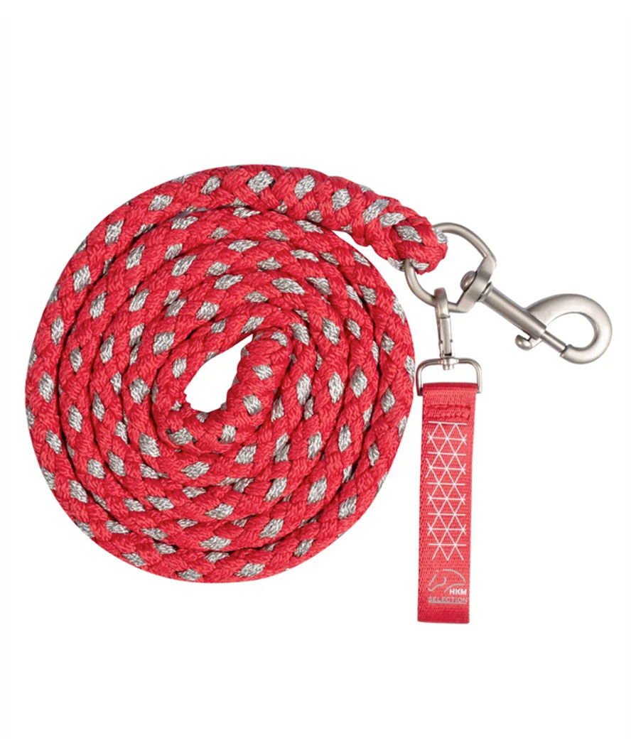 Lunghina per cavalli 180 cm in nylon con moschettone e portachiavi rimovibile modello Aruba