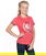 T-shirt manica corta da bambina in cotone fibra naturale con stampa decorativa modello Haymee - foto 6