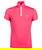 T-shirt manica corta bambina tessuto tecnico colletto rialzato e zip frontale modello Haymee