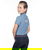 T-shirt manica corta bambina tessuto tecnico colletto rialzato e zip frontale modello Haymee - foto 2