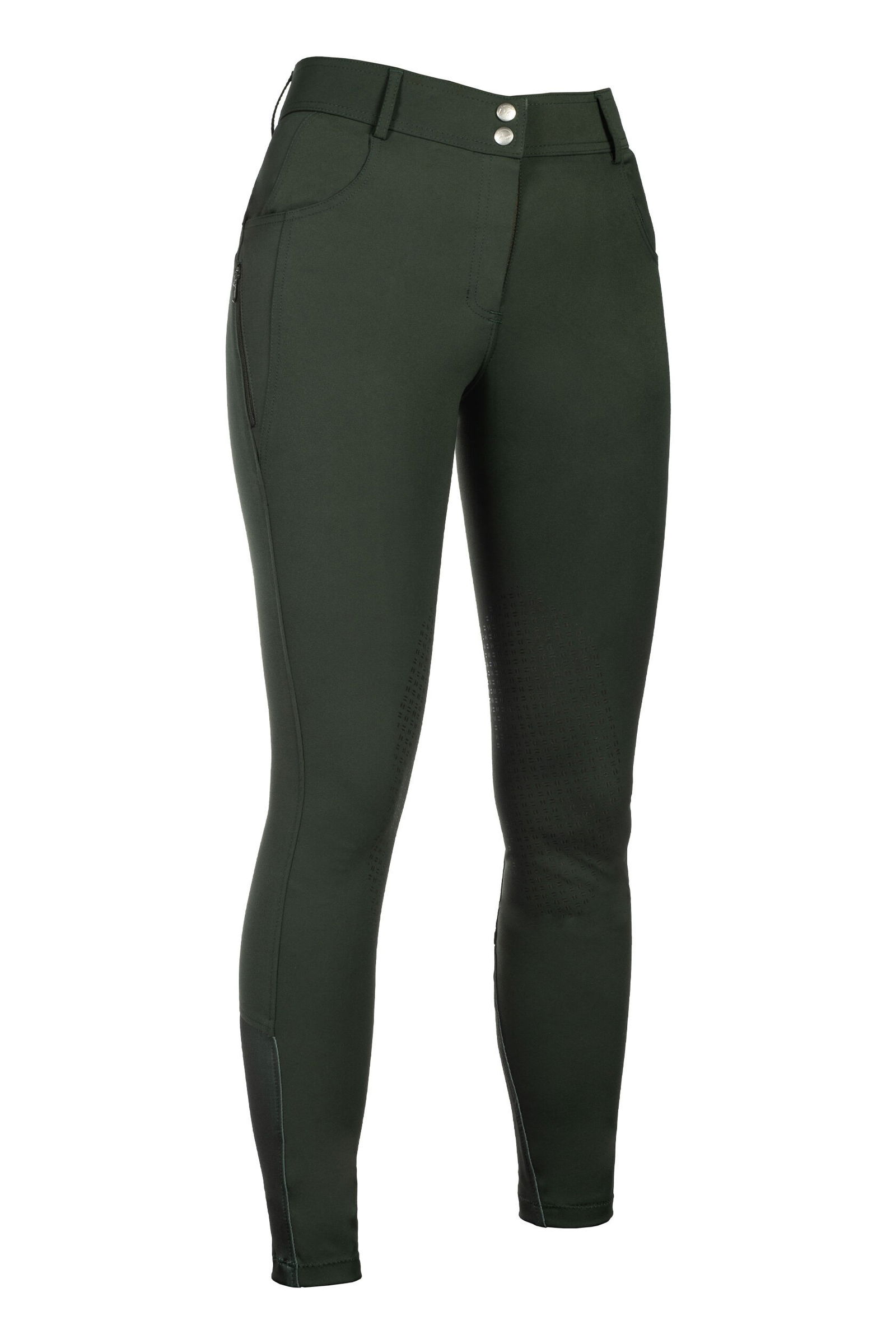 Pantaloni donna per equitazione modello Ari Mid Rise con grip al ginocchio in silicone - foto 4