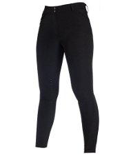 Pantaloni donna per equitazione modello Essentials con silicone al ginocchio