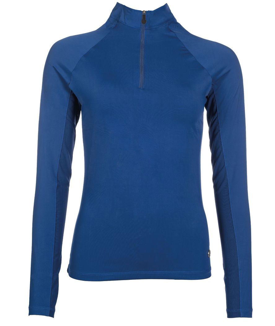 Maglia bambina per equitazione in tessuto tecnico con inserti in rete modello Essentials - foto 1