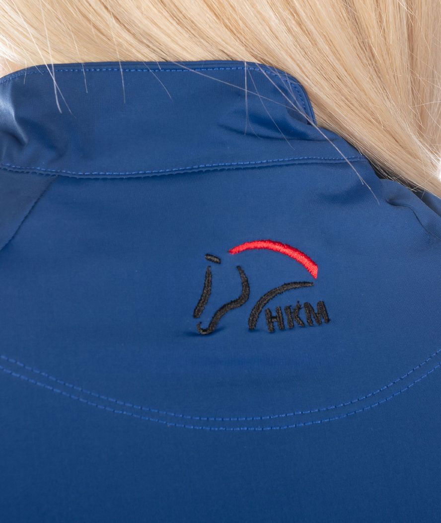 Maglia bambina per equitazione in tessuto tecnico con inserti in rete modello Essentials - foto 3