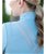 T-shirt donna equitazione traspirante con inserti rete e cerniera frontale con strass Essentials Nashville - foto 6
