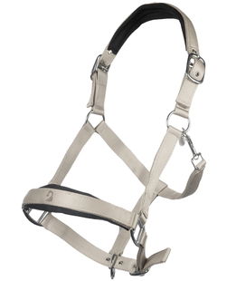 Cavezza per cavalli in nylon modlelo Amalfi con nasalina e sopratesta imbottiti
