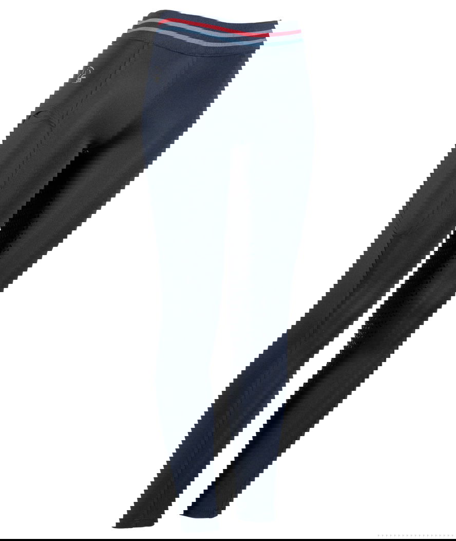 Leggings equitazione bambina silicone totale ed elastico in vita regolabile modello Haymee