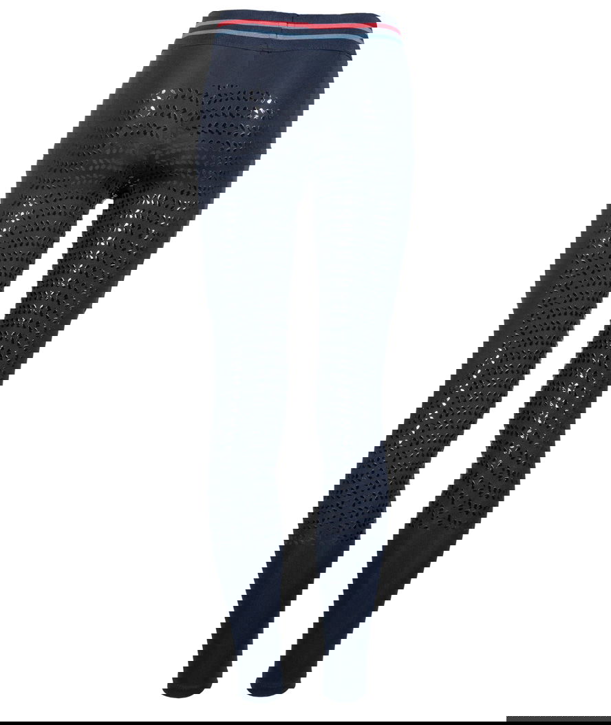 Leggings equitazione bambina silicone totale ed elastico in vita regolabile modello Haymee - foto 2