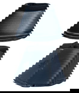Paraglomi per cavalli modello Shiny in similpelle con chiusura a strappo