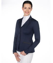 PROMOZIONE Giacca da competizione donna modello Alison antivento e traspirante con cerniera nascosta BLU 44 IT