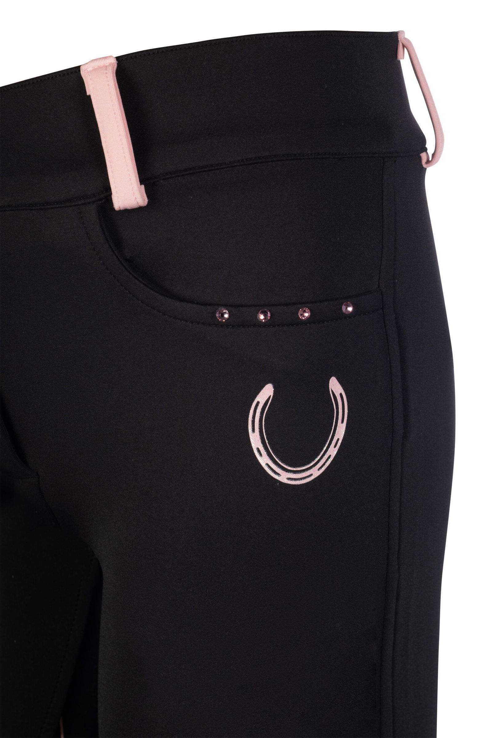 Pantaloni per bambina da equitazione modello Polly elasticizzato full grip - foto 3