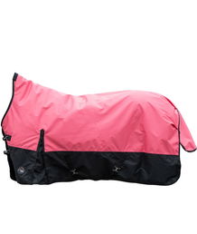 PROMOZIONE Coperta da paddock per cavalli modello Norwich tessuto esterno 600 denari e imbottitura 300 g 155 CM ROSA/NERO