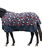 PROMOZIONE Coperta da paddock per cavalli modello Norwich tessuto esterno 600 denari e imbottitura 300 g 155 CM ROSA/NERO - foto 6