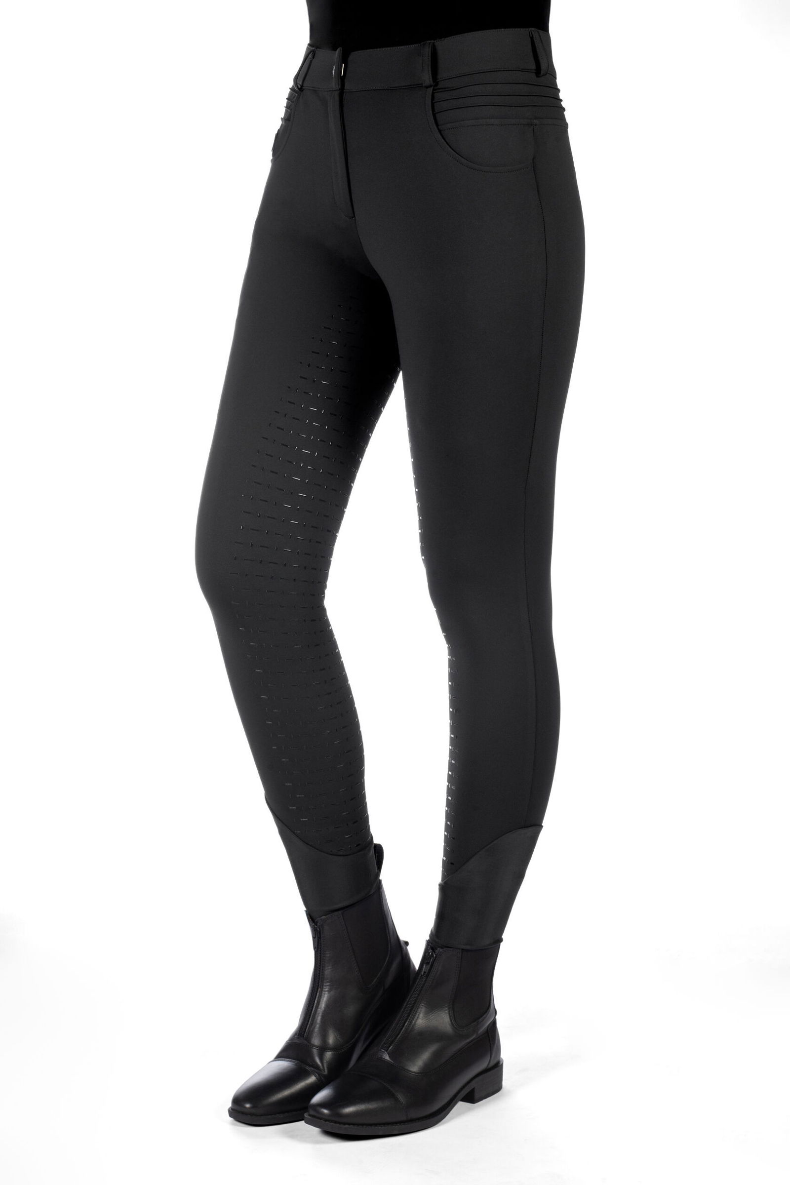 PROMOZIONE Heating pantalone donna per equitazione autoriscaldante con batteria modello comfort style NERO 36 IT - foto 11
