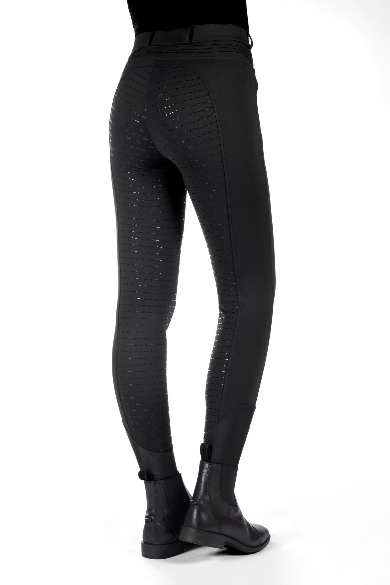 PROMOZIONE Heating pantalone donna per equitazione autoriscaldante con batteria modello comfort style NERO 36 IT - foto 13