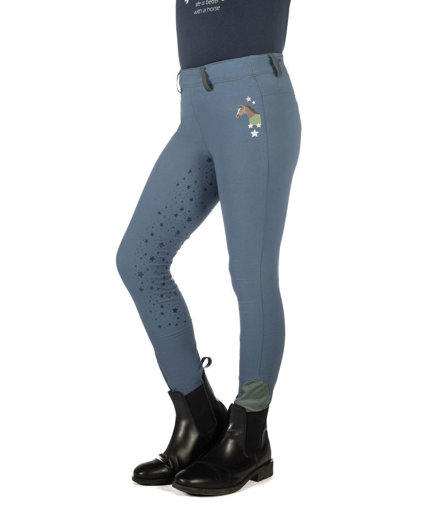 Reitleggings -Pony Dream II- Silikon-Vollbesatz - foto 2